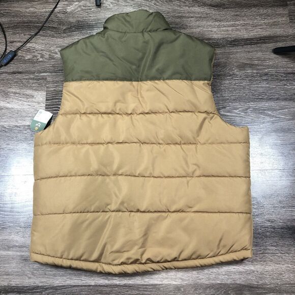 Outdoor Life‎ Vest Mens Size Large Brown Green Full Zip Hunting Fishing Pockets - Picture 11 of 12